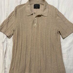Abercrombie & Fitch Textured Sweater Polo